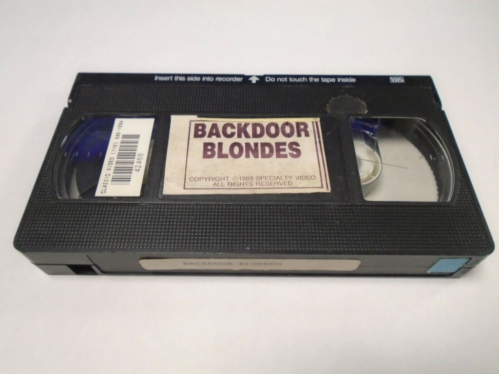 Backdoor Blondes 1989 Specialty Video Adult VHS 032819AMP2