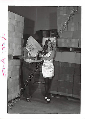Adult 1990s B&W Photo 5x7 Bondage Beautiful Lesbian Bound & Undressed 236NI