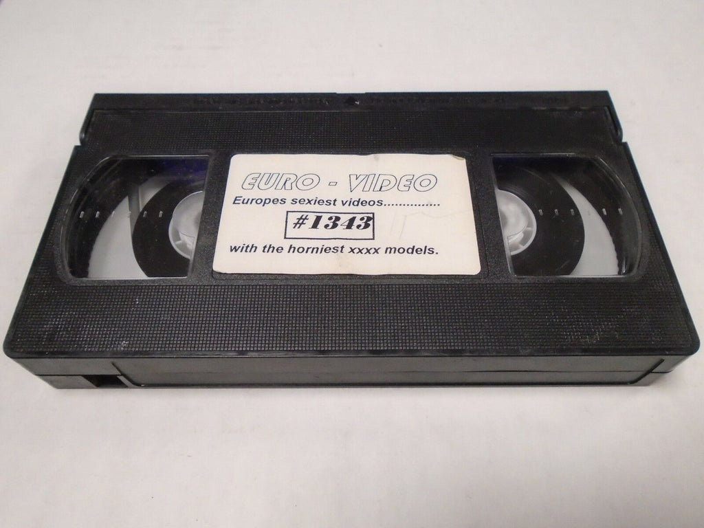 Euro-Video #1343 Horniest XXX Models European Vintage Adult VHS 011519AMP2