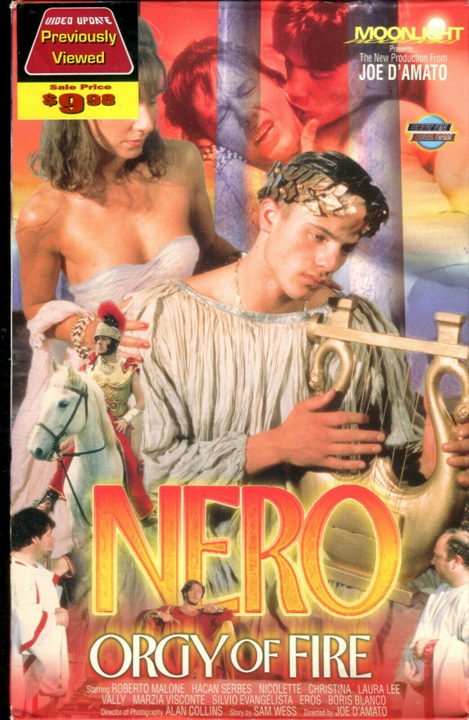 Nero Orgy Of Fire VHS Roberto Malone/ Nicolette Christina XXX 021120lm-ep