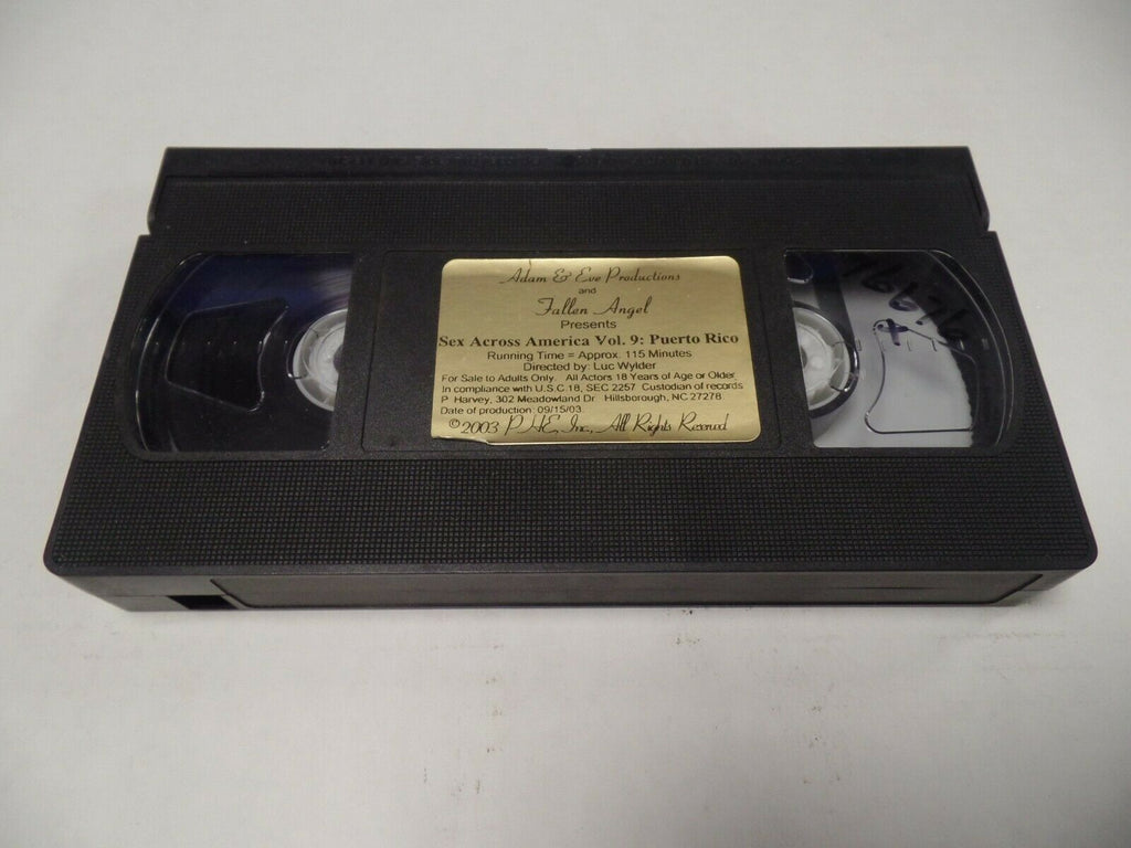 Sex Across America Vol 9 Puerto Rico 115m 2003 Adult VHS 051619AMP