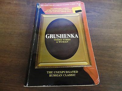 Grushenka Three Times A Woman 1986 252pgs Erotic Novel 121215amp