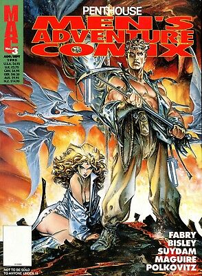 Penthouse Men's Adventure Comix Adult #3 August 1995 020818lm-ep