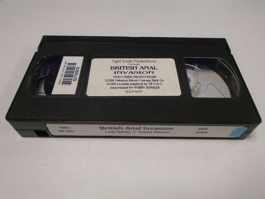 British Anal Invasion Lady Harley Donna Warner 1997 90mins Adult VHS 040419AMP