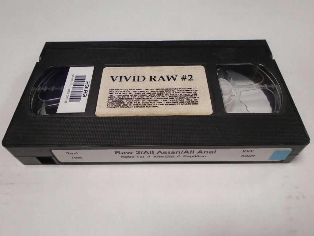 Raw #2 All Asian All Anal Kobe Tai Kim Chi Papillion Adult VHS 012419AMP2