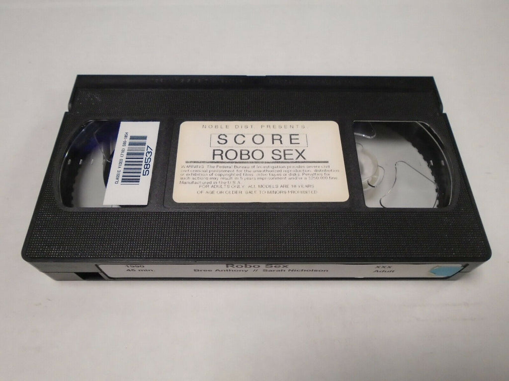 Robosex Bree Anthony Sarah Nicholson 1990 45mins Adult VHS 051019AMP