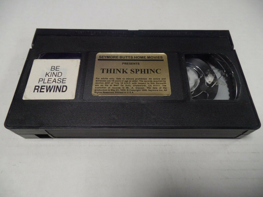 Think Sphinc Seymore Butts Home Movies 1998 Adult VHS 051519AMP
