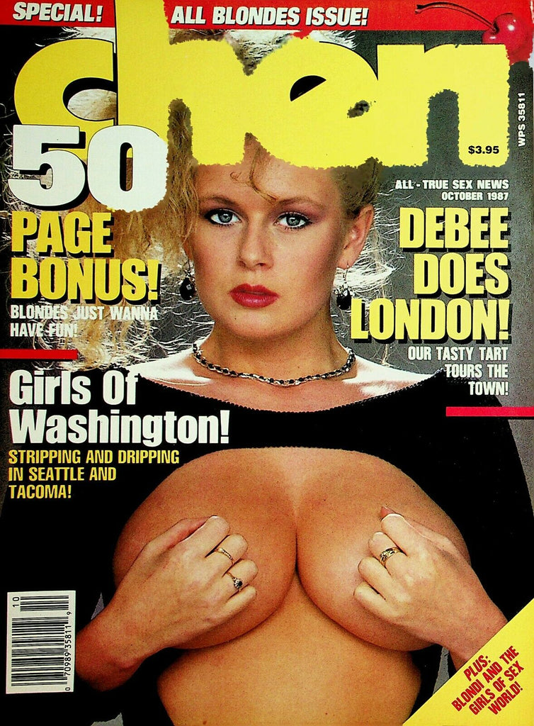 Cheri Magazine Debee Does London/ All Blonde Issue October 1987 020221lm-ep2