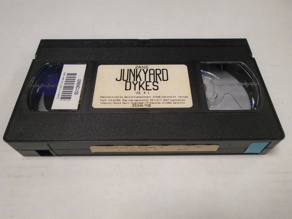 Junkyard Dykes Vol #1 Lacey Rose 1994 Adult VHS 032519AMP3