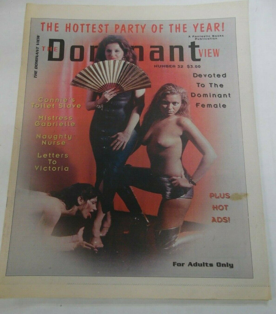 Dominant View Newspaper Mistress Gabrielle #32 1994 120719lm-ep