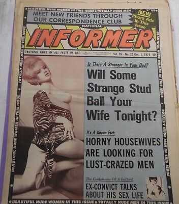 Informer Adult Newspaper Horny Housewives December 1, 1974 011213lm-epa