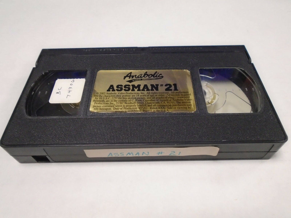 Assman #21 Yves Baillat Mandy Bright 2002 135mins Adult VHS 012419AMP