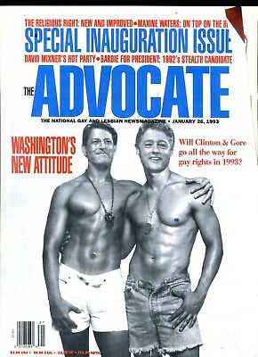 The Advocate Gay Lesbian Magazine Clinton & Gore January 1993 040418lm-ep2