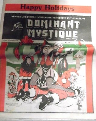 Dominant Mystique Fetish Newspaper Mistress Scarlet vol.13 1992 052118lm-ep