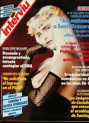 Interviu Spanish Magazine Sabrina Y #661 January 1989 050218lm-ep2