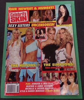 Celebrity Skin Adult Magazine The Hilton Sisters #169 1995 gd 121415lm-ep - Used