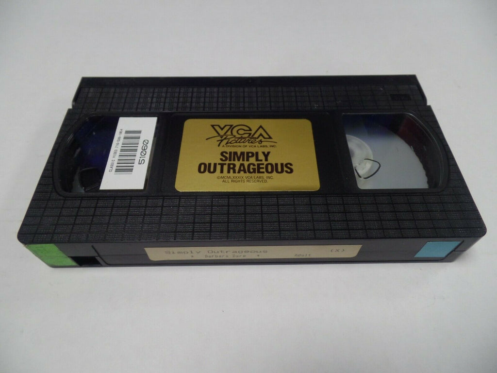 Simply Outrageous Barbara Dare 1989 Adult VHS 022719AMP2