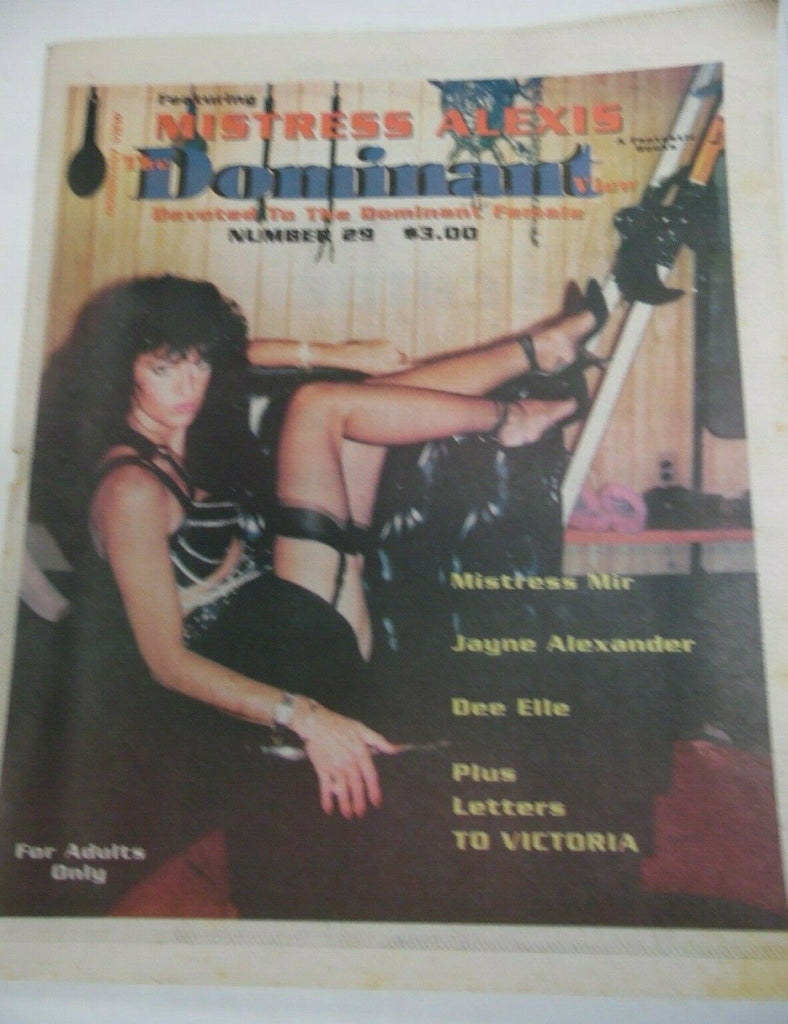 The Dominant View Fetish Newspaper Mistress Alexis #29 1994 120719lm-ep
