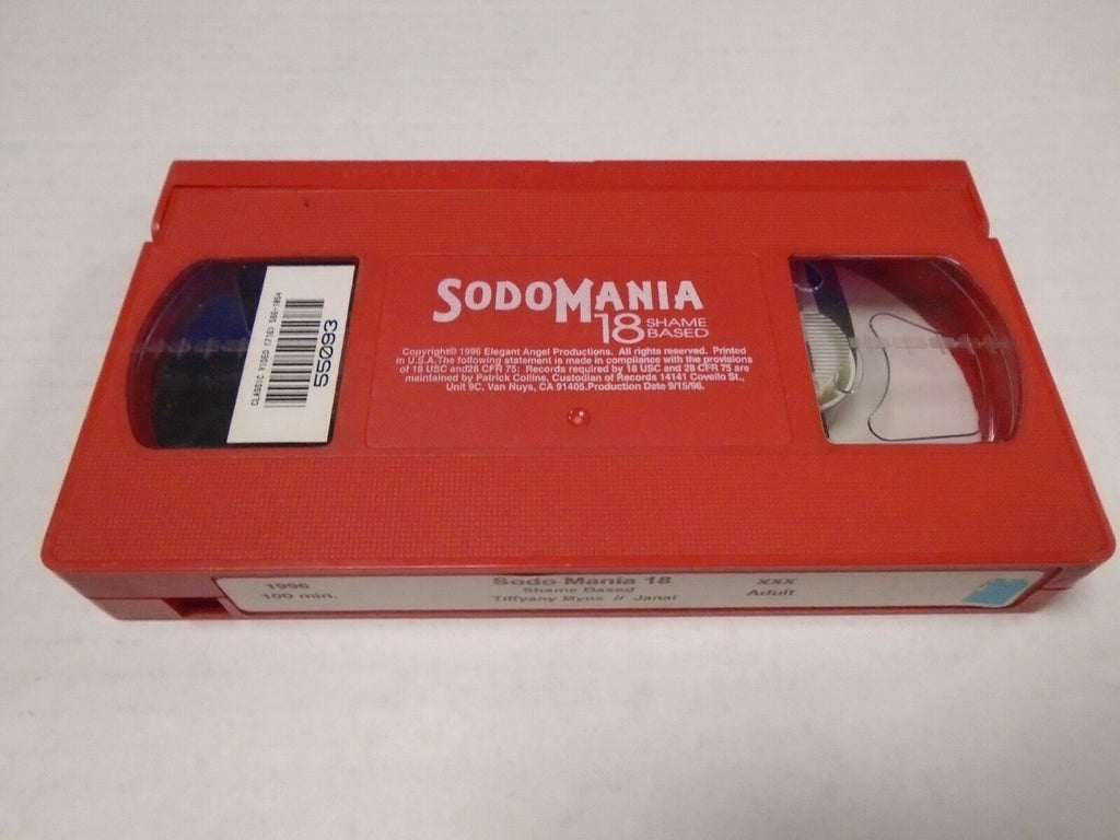 Sodo Mania 18 Tiffany Mynx Janai 1996 100m Adult VHS 040519AMP