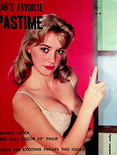 Man's Favorite Pastime Magazine Virginia Rogers w/Big Full Color 25" Pinup #3 1960