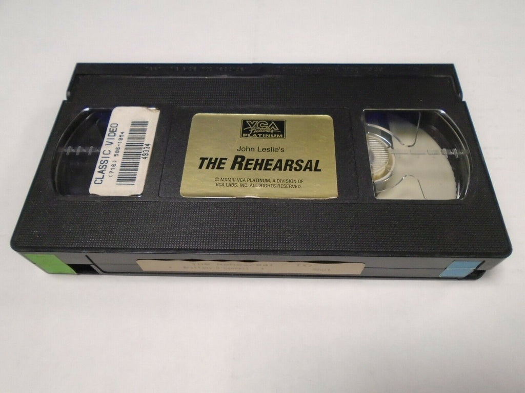 The Rehearsal Brittany O'Connell Debi Diamond 1993 Adult VHS 022519AMP