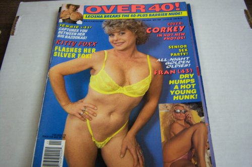 Over 40! Busty Adult Magazine"Kitty Foxx Flasher Her Silver Fox!" November 1992