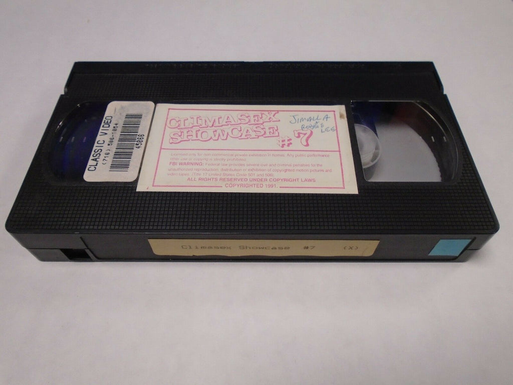 Climasex Showcase #7 Robbie Lee 1991 Adult VHS 010719AMP