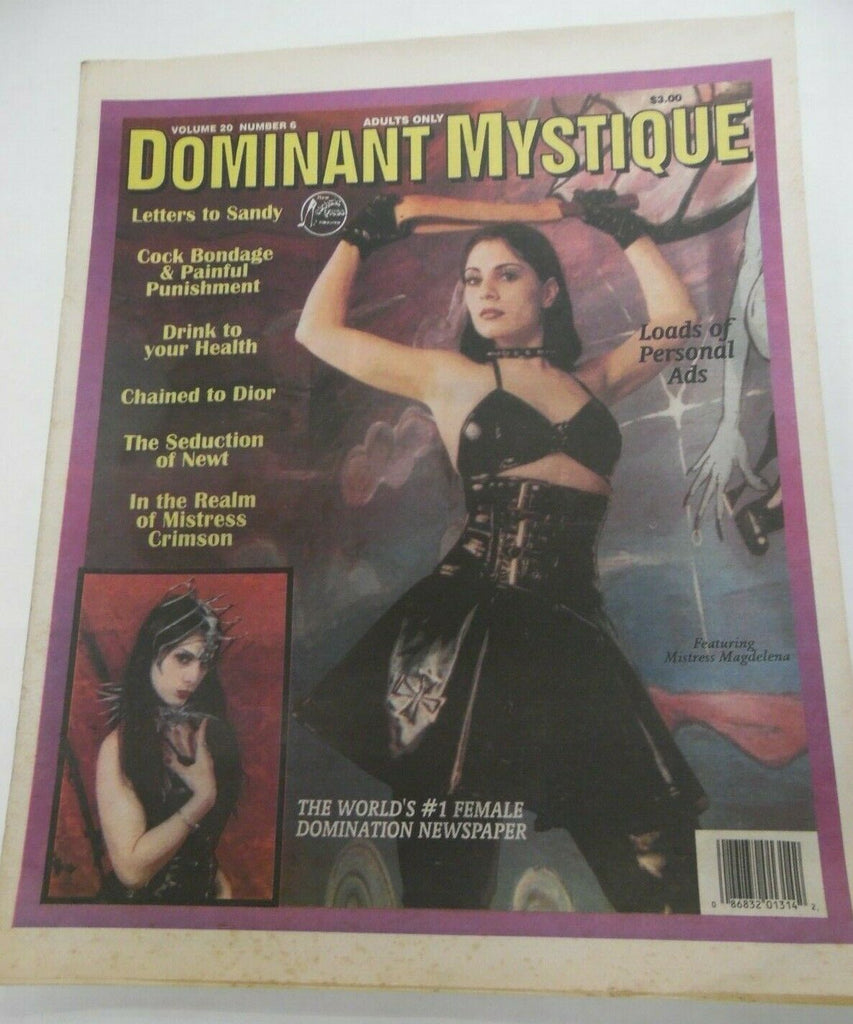 Dominant Mystique Newspaper Mistress Magdelena vol.20 #6 1999 121219lm-ep