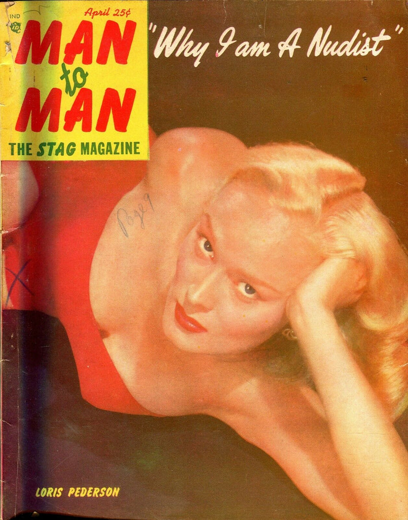 Man To Man Magazine Lori Pederson -Why I'm A Nudist April 1951 071619lm-ep2