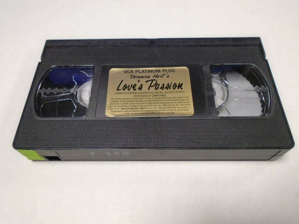 Love's Passion VCA Platinum Veronica Hart 1998 Adult VHS 042219AMP3
