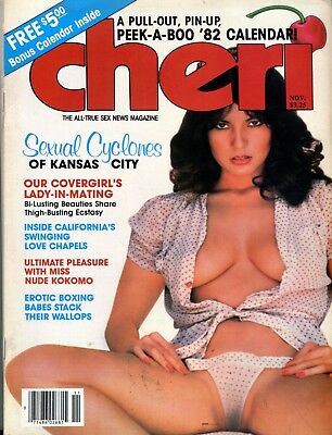 Cheri Magazine Sexual Cyclones November 1981 w/calendar 091517lm-ep