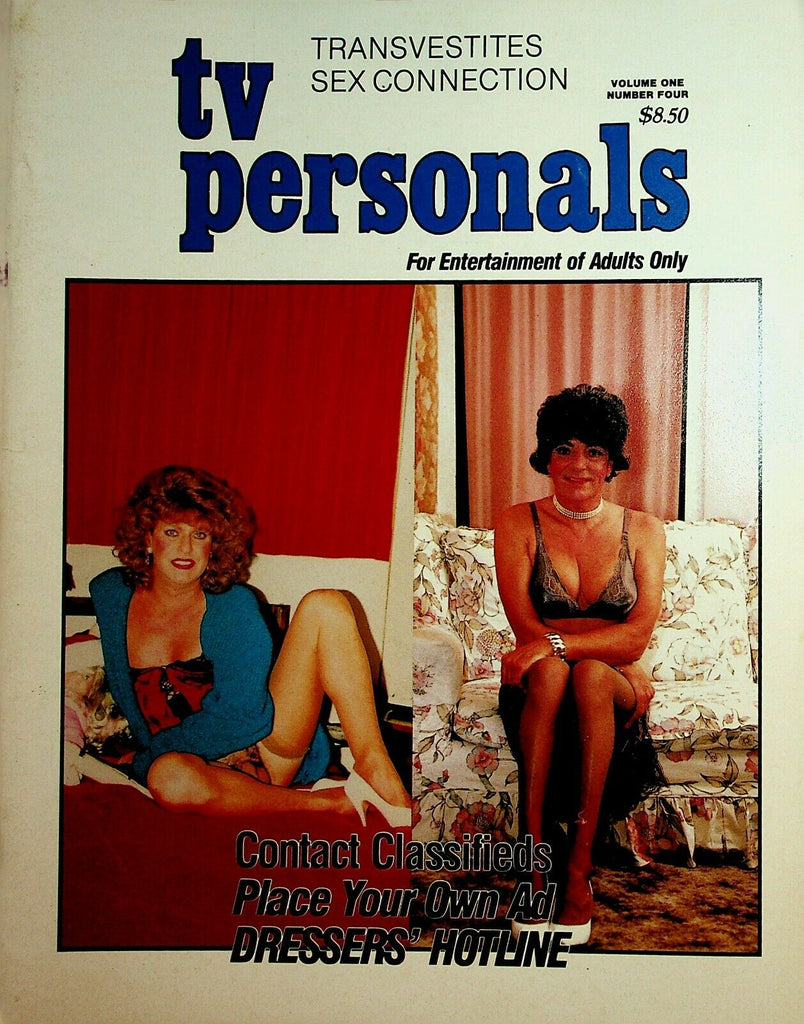 TV Personals Magazine Transvestites Sex Connection vol.1 #4 1989 050720lm-ep