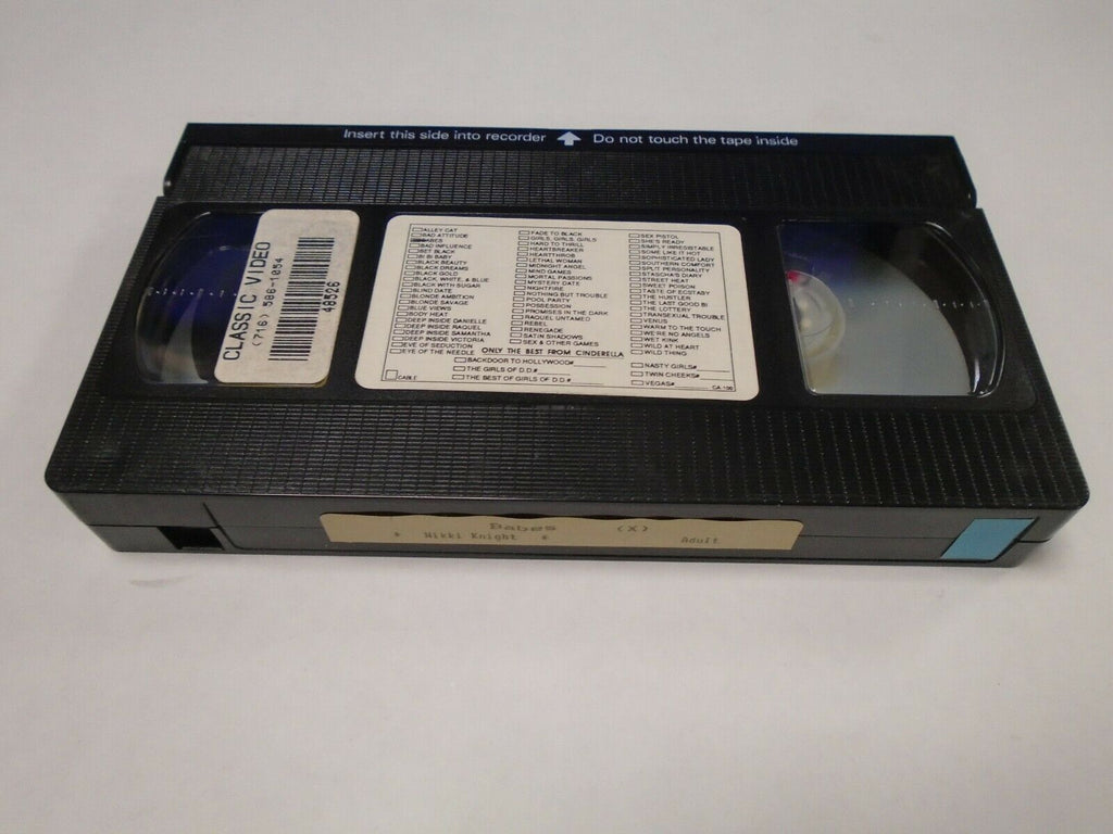 Babes Nikki Knight Vintage Adult VHS 030419AMP2