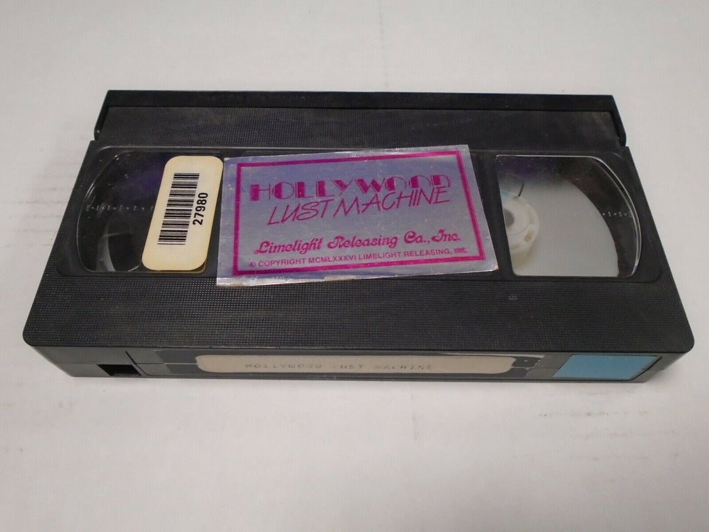 Hollywood Lust Machine Limelight Releasing 1986 Adult VHS 022619AMP2