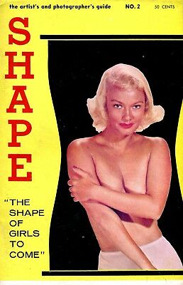 Shape Nude Model Digest Artist & Photographer Guide #2 1960's 022018lm-ep