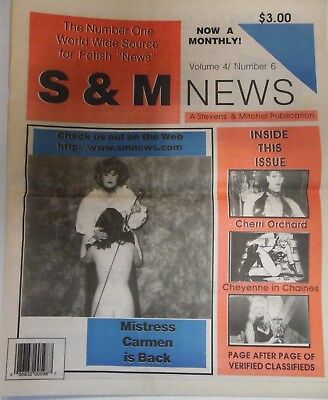 S & M News Newspaper Mistress Carmen vol.4 #6 052518lm-ep