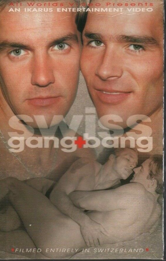 Swiss Gang Bang Mike Vista Marcus Day Vic Lombardo Gay Male Adult VHS 061219AMP3