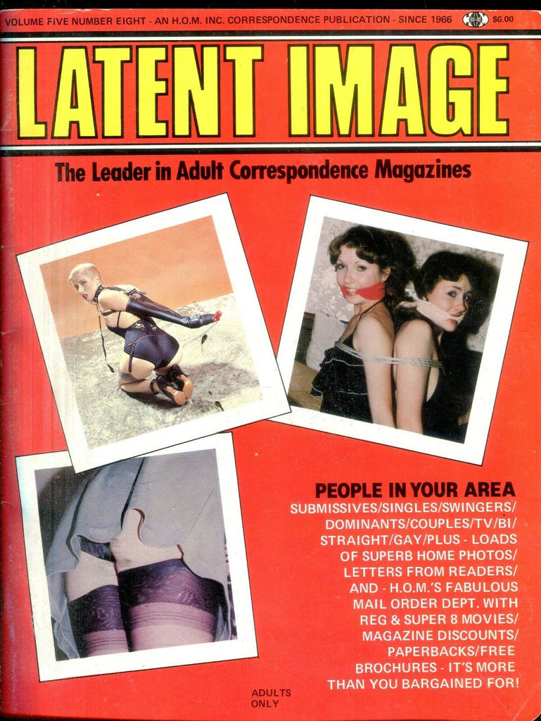 Latent Image Contact Fetish Magazine vol.5 #8 1982 HOM 013119lm-ep
