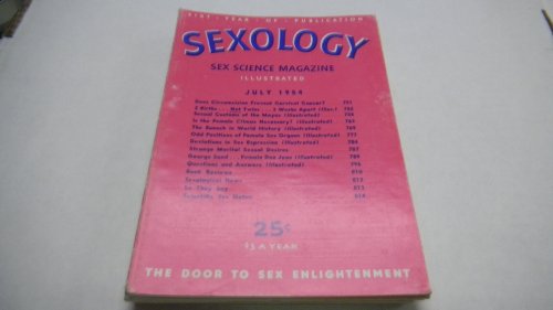 Sexology Adult Vintage Magazine "Strange Marital Sexual Desires" July 1954