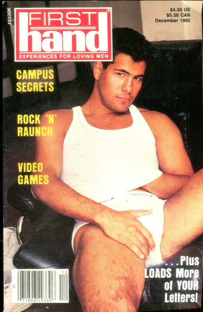 First Hand Gay Digest Campus Secrets December 1992 020919lm-ep