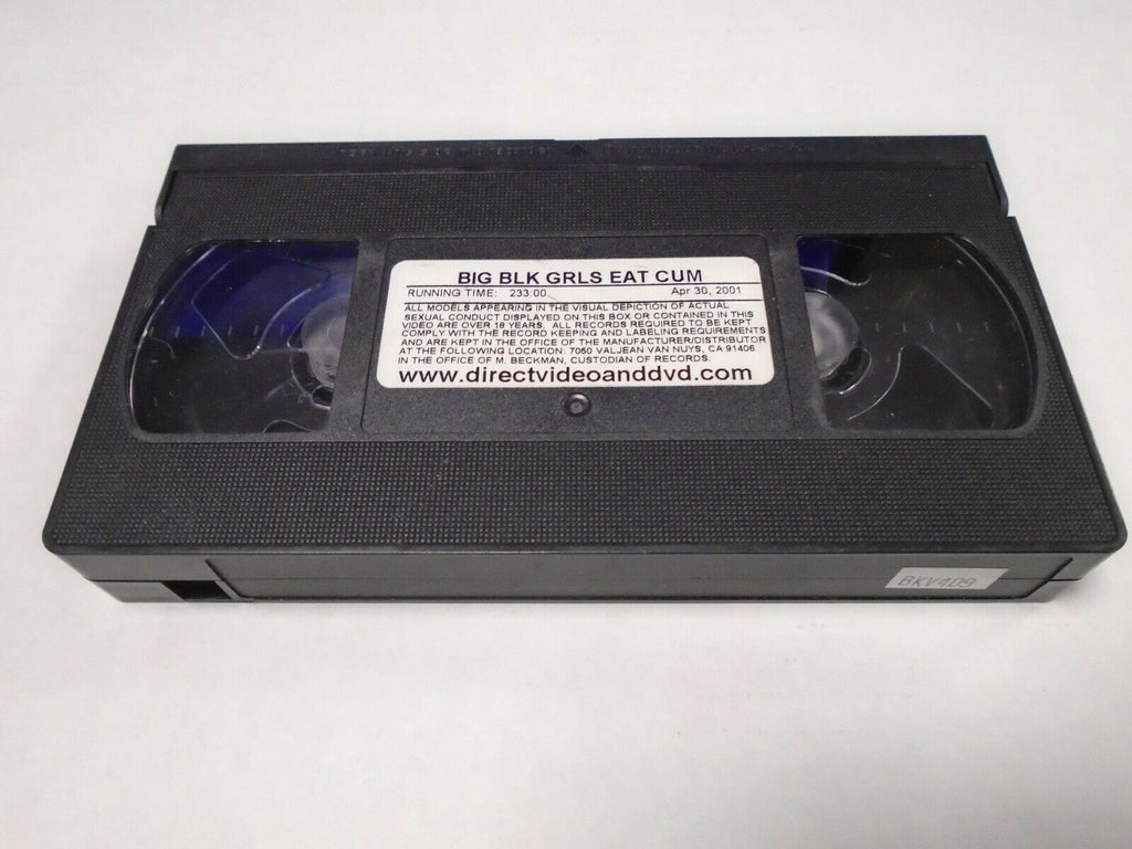 Big Black Girls Eat Cum Direct Video 233mins 2001 Adult VHS 040219AMP