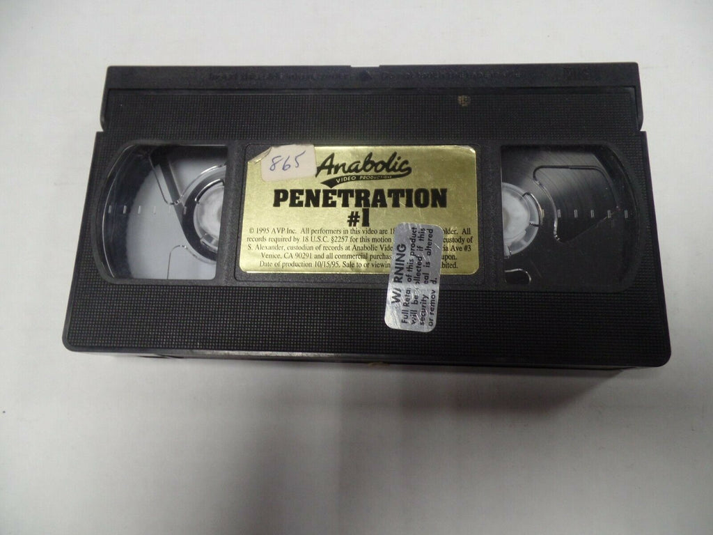Penetration #1 Anabolic Video 1995 Adult VHS 041819AMP
