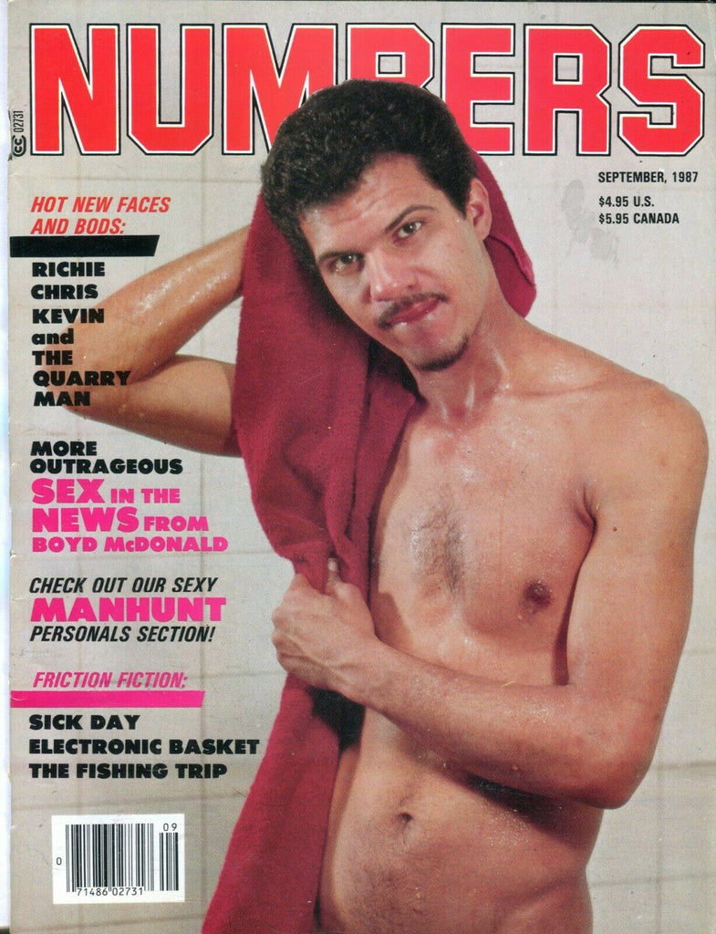 Numbers Gay Magazine Richie September 1987 082819lm-ep
