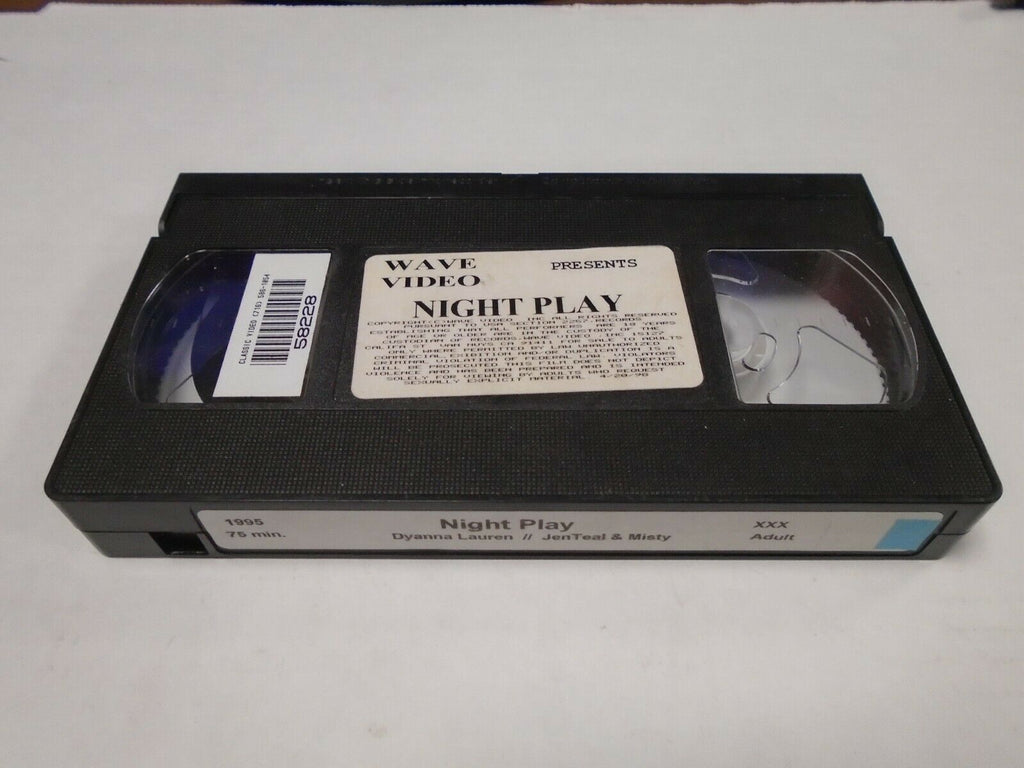 Night Play Dyanna Lauren JeanTeal 1885 75mins Adult VHS 020819AMP