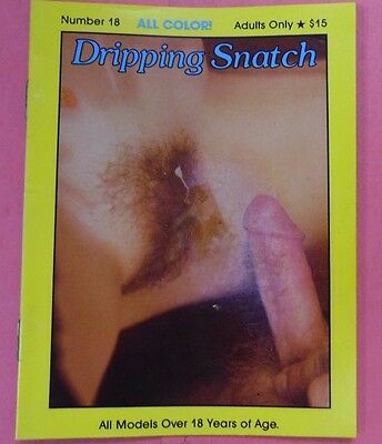 Dripping Snatch Pocket Porn Digest #18 1980's 060313lm-epa