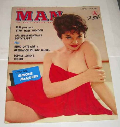 Modern Man Magazine V. 8 #14-98 August 1959 Simone McQueen; Scylla Gabel