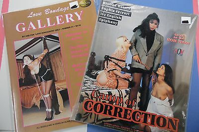 Lot Of 2 Fetish Magazines Camp Of Correction / Love Bondage Gallery 062516lm-ep