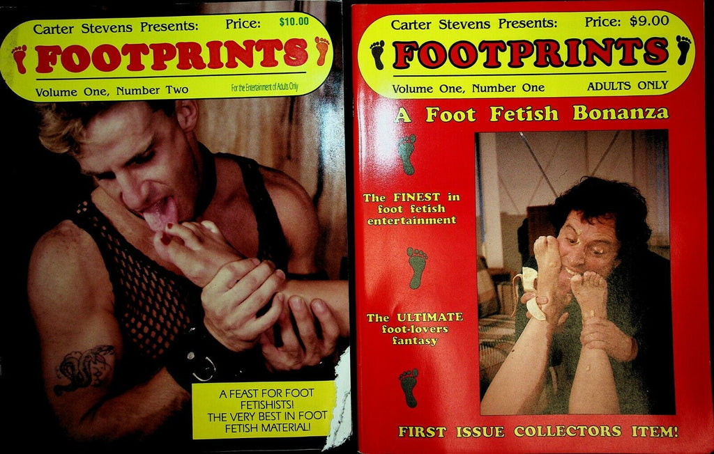 Lot Of 6 Footprints Fetish Magazines 1994- 1995 030920lm-ep