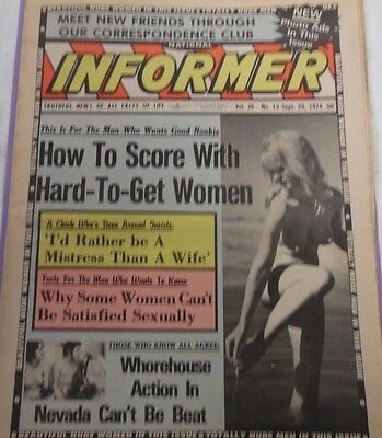 Informer Adult Newspaper Hard-To-Get-Women September 29, 1974 011213lm-epa