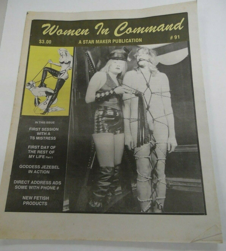Women In Command Fetish Newspaper Goddess Jezebel #91 1995 122119lm-ep